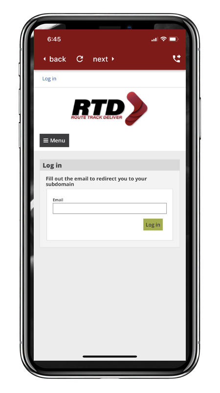 RTD Mobile Courier App